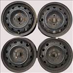  Hyundai 14"-os 4x100 lyukosztású 5,5JX14" használt jó állapotú lemezfelni garnitúra eladó!