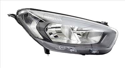 Ford Transit Courier 2014-2018 utángyártott új jobb első fényszóró H7/H15 fekete ház. et7613w029cm