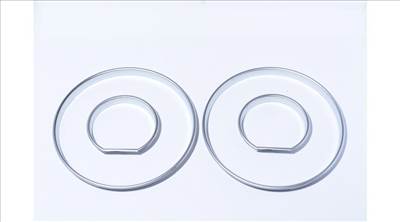 BMW E34 matt szatén ezüst műszerfal karika