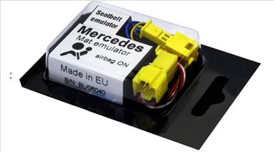 Mercedes type3 4pines T3 ülésfoglaltság érzékelő emulátor + 2pines T2 öv emulátor