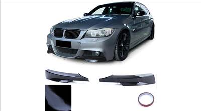 BMW E90 E91 2008-2011 ABS utángyártott lakk fekete koptató pár M-packet lökhárítóra