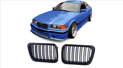 BMW E36 facelift matt fekete M4 stílusú vese