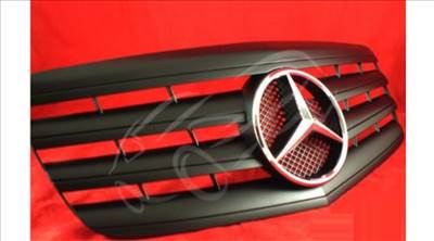 Mercedes Benz W211 2006/04 - 2009 matt fekete hűtőrács AMG stílusban