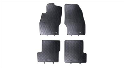 Opel Corsa E Geyer &amp; Hosaja Prémium fekete gumiszőnyeg szett patenttal