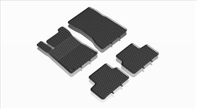 Mercedes Benz GLA-osztály H247 Geyer Hosaja Prémium fekete gumiszőnyeg szett patenttal