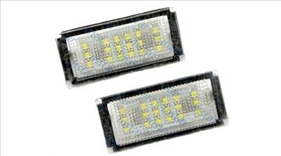 BMW E46 facelift coupe cabrio fehér SMD LED rendszámtábla világítás