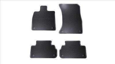 AUDI Q5 II Geyer &amp; Hosaja Prémium fekete gumiszőnyeg szett patenttal