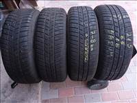  5x114.3 lyukosztású 16" használt lemezfelni, rajta 215/65 újszerű Barum téli gumi gumi 