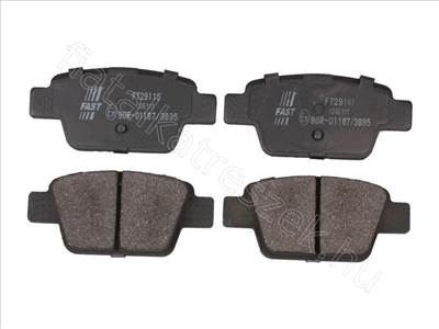 Fékbetét hátsó - BRAVO, MULTIPLA, MITO, STILO, DELTA, LINEA - FT29147, 77364590 -  - Fastoriginal Utángyártott új 77364590