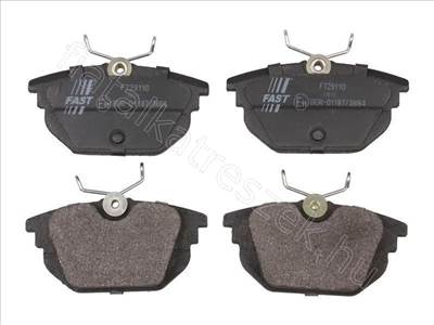 Fékbetét hátsó - MAREA, BRAVO, TEMPRA, DELTA, GTV, COUPE - FT29110, 77362242 -  - Fastoriginal Utángyártott új 77362242