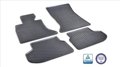 BMW F10 F11 facelift Geyer &amp; Hosaja Prémium fekete gumiszőnyeg szett