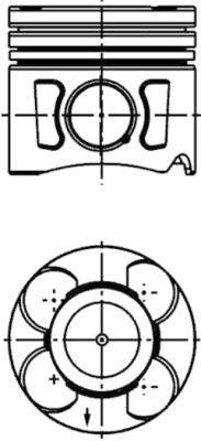 dugattyú KOLBENSCHMIDT 41648600 for OPEL