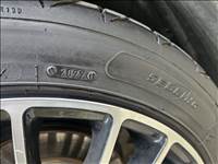  5x100 lyukosztású 18" újszerű Brock alufelni, rajta 225/45 újszerű Sebring nyári gumi gumi 