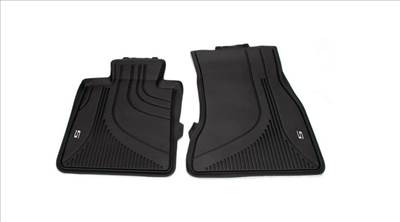 Gyári BMW G30 G31 Allweather tépőzáras fekete első gumiszőnyeg szett 51472473486