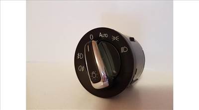 SEAT Alhambra VW Golf Jetta 5 6 Passat B6 B7 Sharan Caddy T5 króm keretes világításkapcsoló gomb