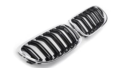 BMW E92 E93 coupe cabrio 2010-2013 krómozott lakkozott fekete M4 stílusú vese