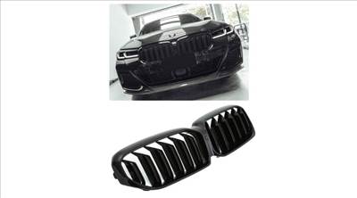 BMW G30 G31 LCI 2020-2023 lakkozott fekete M4 stílusú vese