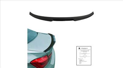 BMW F30 F80 M3 limousine CS stílusú lakkozott fekete csomagtartó spoiler