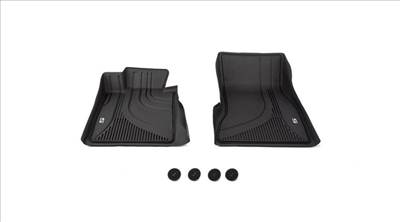 Gyári BMW G30 G31 Floor Liner tépőzáras fekete első hótálca szett 51472446335