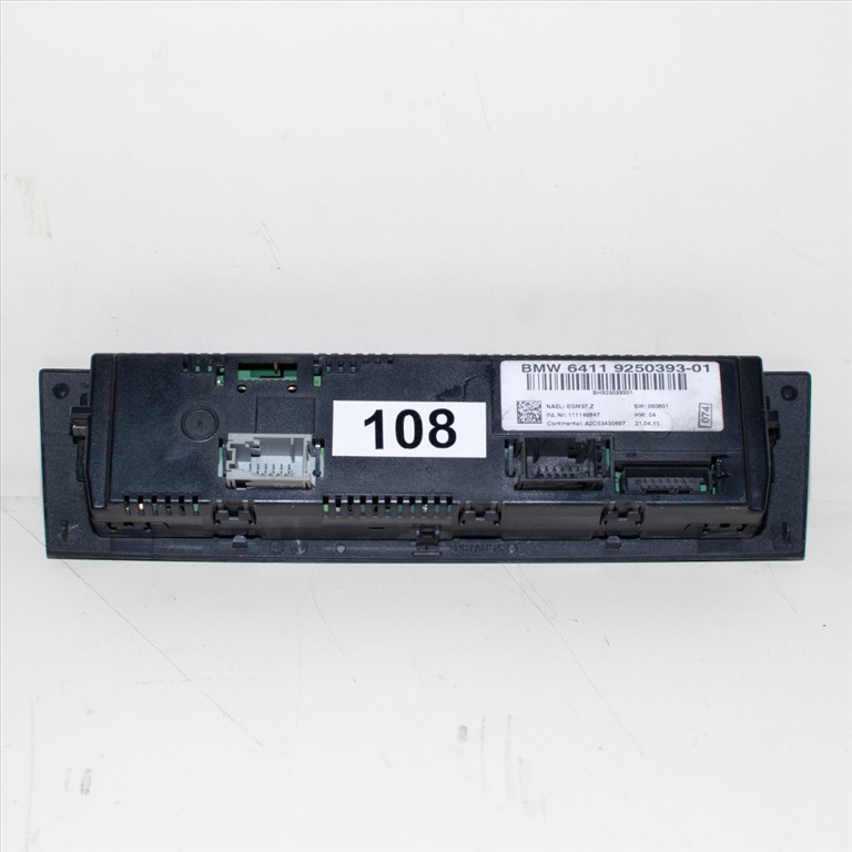 BMW 1er E81-E82-E87-E88, 3er E90-E91-E92-E93, X1 E84 klímavezérlõ panel  2. kép