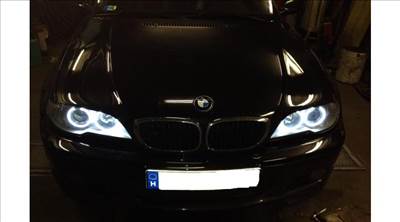 BMW E46 facelift coupe cabrio 105mm CCFL fénycsöves fehér angel eye 