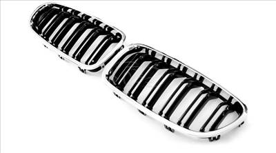 BMW F10 F11 F18 limousine touring krómozott lakkozott fekete M4 stílusú vese