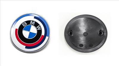 Gyári BMW 50 Yahre 82mm-es csomagtartó - motorháztető embléma 51148087192