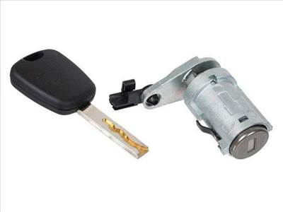 Peugeot 307 első ajtó zárbetét, zárhenger bal oldal