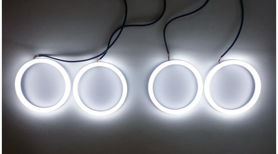 BMW E30 E32 E34 276SMD LED OPAL bicolor indexes angel eye 3. kép