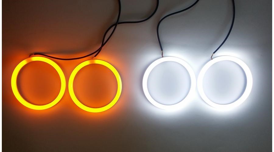 BMW E30 E32 E34 276SMD LED OPAL bicolor indexes angel eye 4. kép