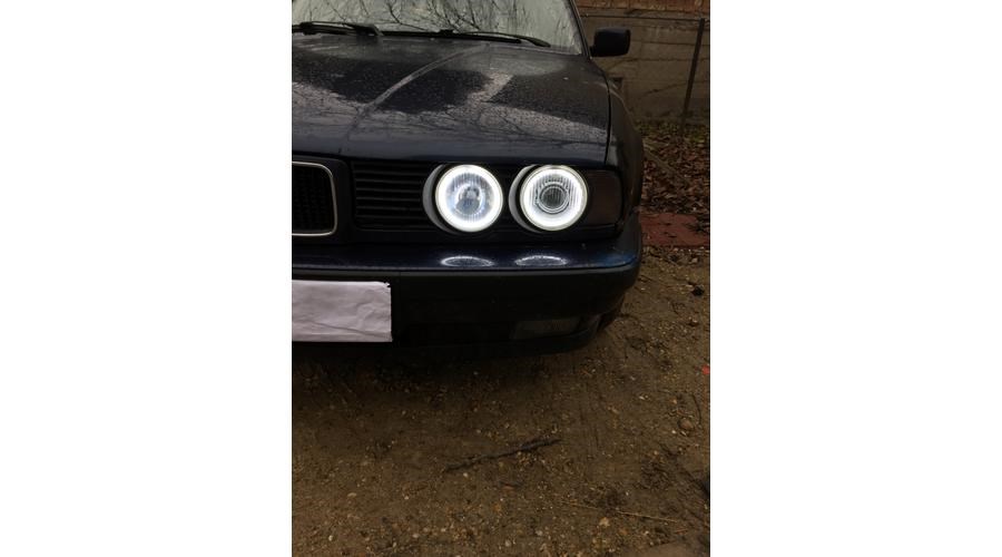 BMW E30 E32 E34 276SMD LED OPAL bicolor indexes angel eye 6. kép