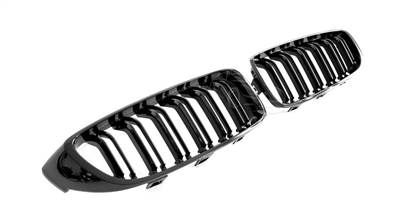 BMW F32 coupe F33 cabrio F36 gran coupe F80 M3 F82 M4 lakkozott fekete M4 stílusú vese