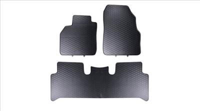 Renault Scenic II Geyer Prémium fekete gumiszőnyeg szett