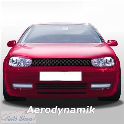 VW Volkswagen Golf IV fényezetlen fekete méhsejtes hűtőrács Optikai tuning 
