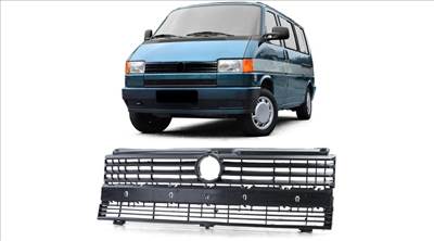 VW Volkswagen Transporter - BUSZ - Platós T4 fekete hűtőrács 1990-2004