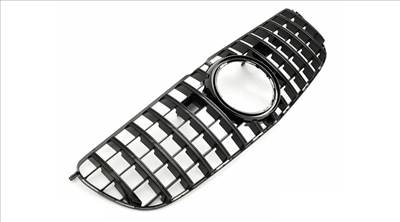 Mercedes Benz GLS X166 facelift lakkozott fekete hűtőrács Panamerica AMG GT stílusban