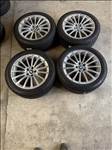  5x112 lyukosztású 18" újszerű (gyári felni) alufelni, rajta 245/45 használt Goodyear téli gumi 