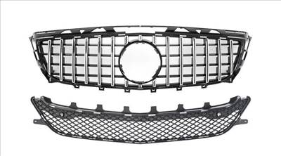 Mercedes Benz C218 - W218 CLS 2011-2014 króm - fekete hűtőrács Panamerica AMG GT stílusban