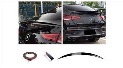 Mercedes Benz GLE C167 coupe AMG stílusú lakkozott fekete csomagtartó spoiler