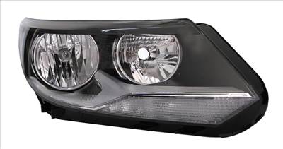 Volkswagen Tiguan 2011-2015 utángyártott új jobb első fényszóró H7/H15 (motorral)  TYC 5n1941030