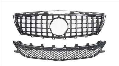 Mercedes Benz C218 - W218 CLS 2011-2014 lakkozott fekete hűtőrács Panamerica AMG GT stílusban