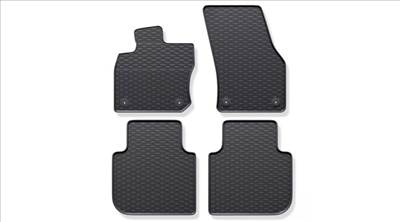 Skoda Kodiaq II Geyer Prémium fekete gumiszőnyeg szett patenttal