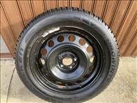  17" újszerű (gyári felni) lemezfelni, rajta 225/55 újszerű Falken téli gumi gumi 