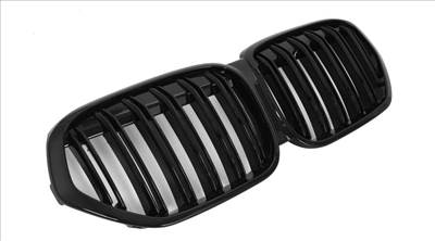 BMW F48 X1 LCI 2019- lakkozott fekete M4 stílusú vese