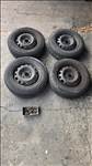  4x100 lyukosztású 14" használt lemezfelni, rajta 165/70 használt téli gumi gumi 