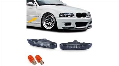 BMW E46 facelift előtti füst burás oldalindex pár