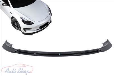 Tesla Model 3 fényes fekete koptató légterelő - lippe Spoiler Optikai tuning 2017-
