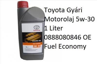 Toyota Gyári Motorolaj 5w-30 1 Liter 0888080846 OE Fuel Economy
