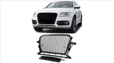 AUDI Q5 8R LCI 2012-2016 lakkozott fekete fényes RS stílusú hűtőrács