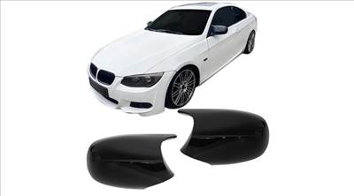 BMW E90 E91 2008-2012 Facelift lakkozott fekete visszapillantó tükörborítás